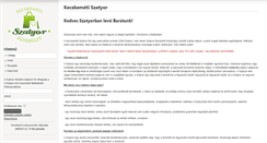Desktop Screenshot of kecskemetiszatyor.hu